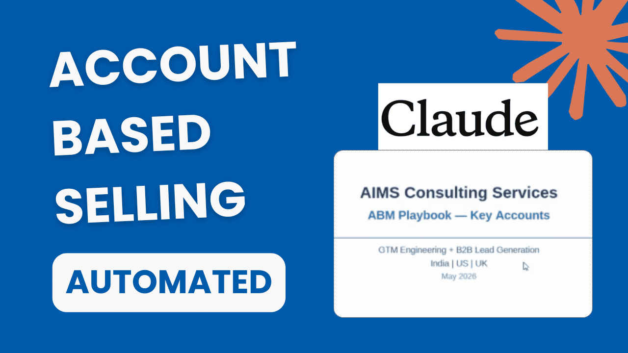 Claude workflow for Account Based Selling (ABM)